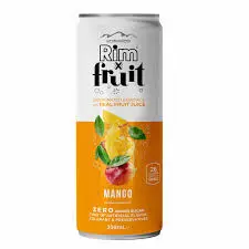 RIM X FRUIT CARBONATED BEVERAGE MANGO 330 ML
