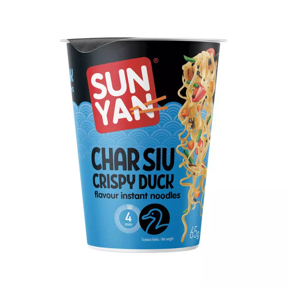 SUN YAN CUP NOODLES CRISPY DUCK 65 G