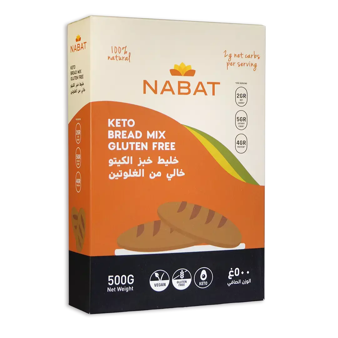NABAT KETO BREAD MIX GLUTEN FREE 500 G