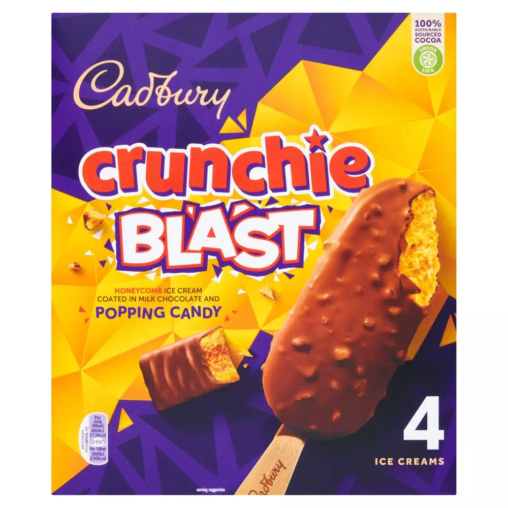 N CADBOURY CRUNCHIE BLAST*4  360ML