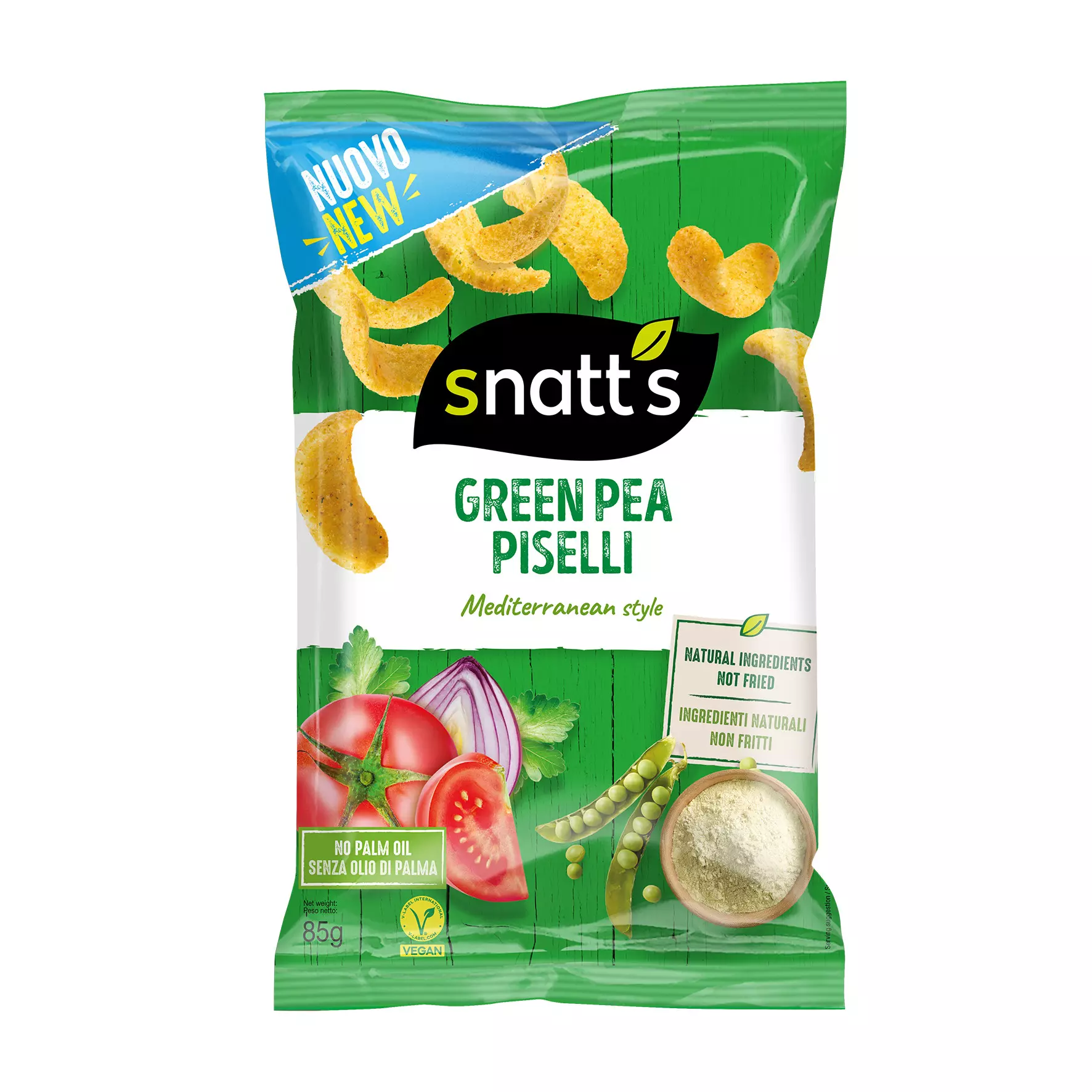 SNATTS GREEN PEA PISELLI 85 G