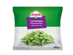 ALWADI ALAKHDAR CUT FLAT BEANS 400 G
