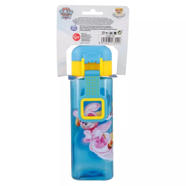 STOR SAFETY LOCK SQUARE BOTTLE PAW PATROL 550 ML