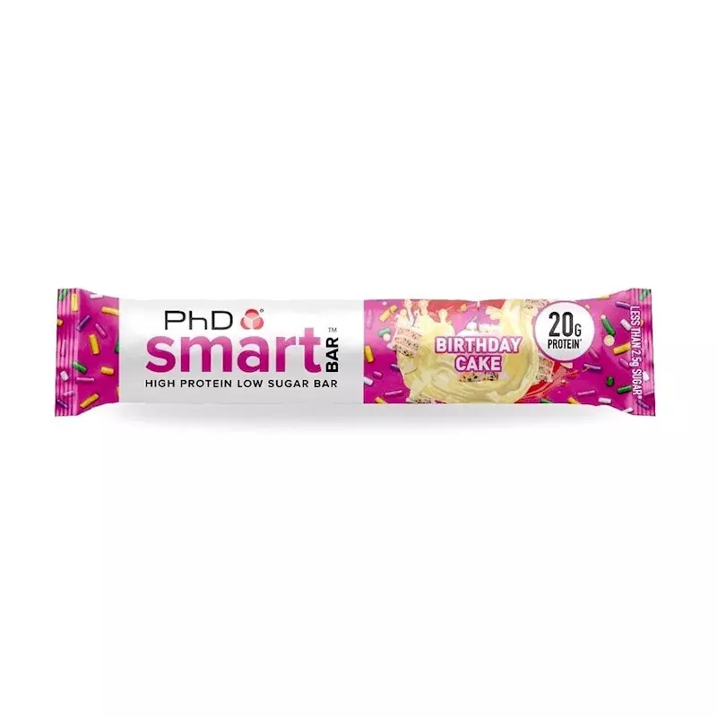PHD SMART BAR BIRTHDAY CAKE 64 G 
