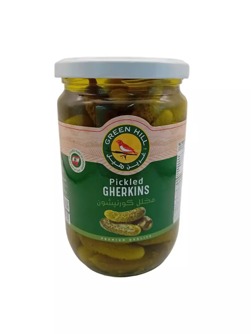 GREEN HILL PICKLED CHERKINS 600 G