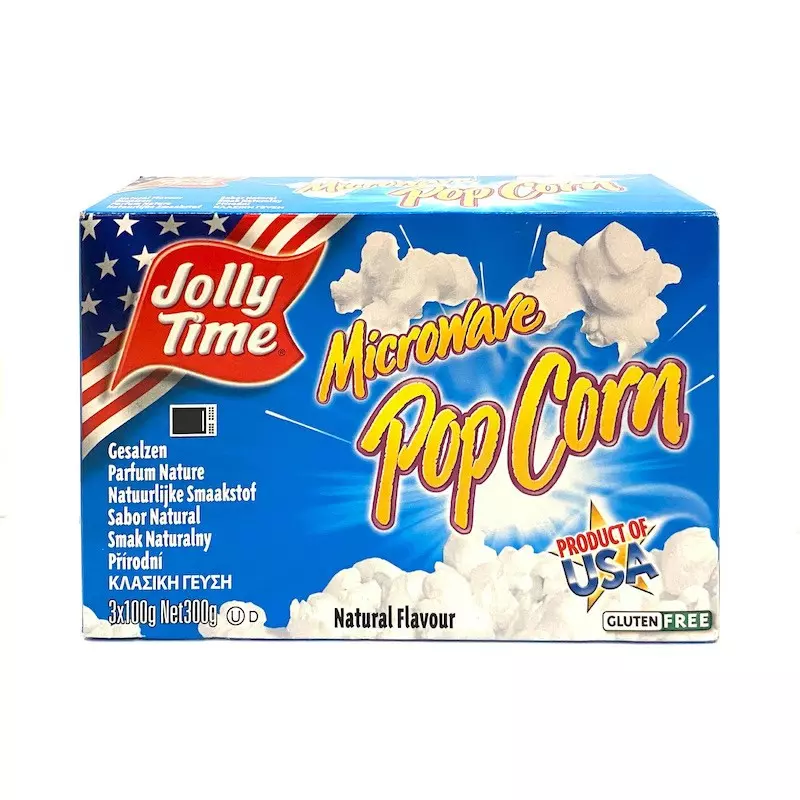 JOLLY TIME MICROWAVE POP CORN NATURAL 300 G 