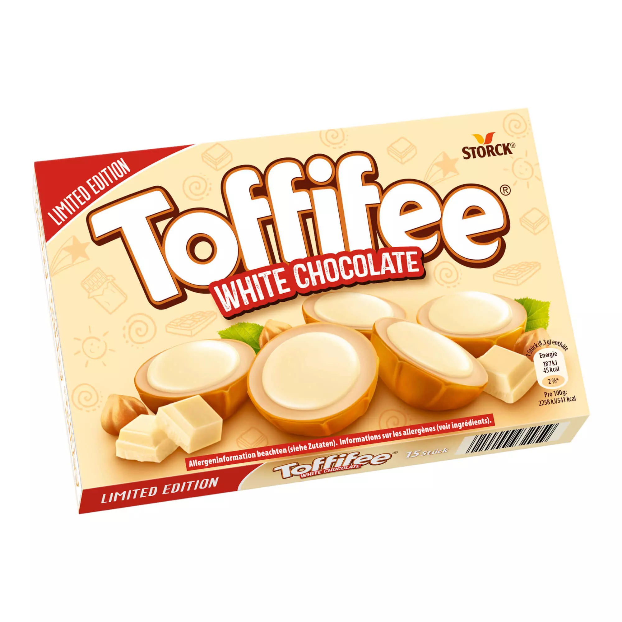 TOFFIFEE WHITE CHOCOLATE *15 125 G