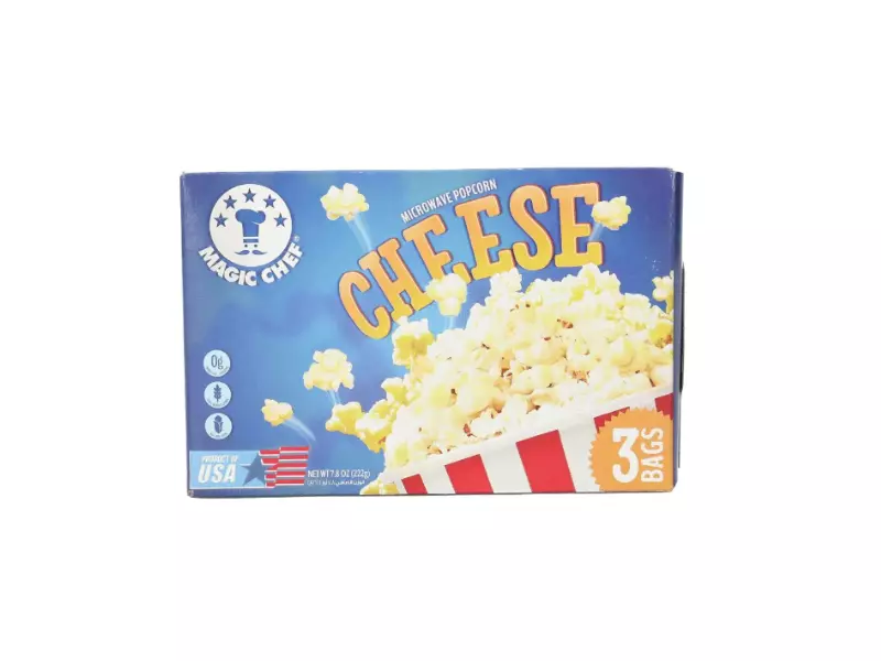 MAJIC CHEF MICROWAVE POPCORN CHEESE*3 222G