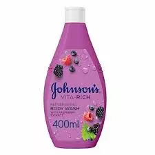 JOHNSONS BODY WASH WITH RASPBERRY 400 ML