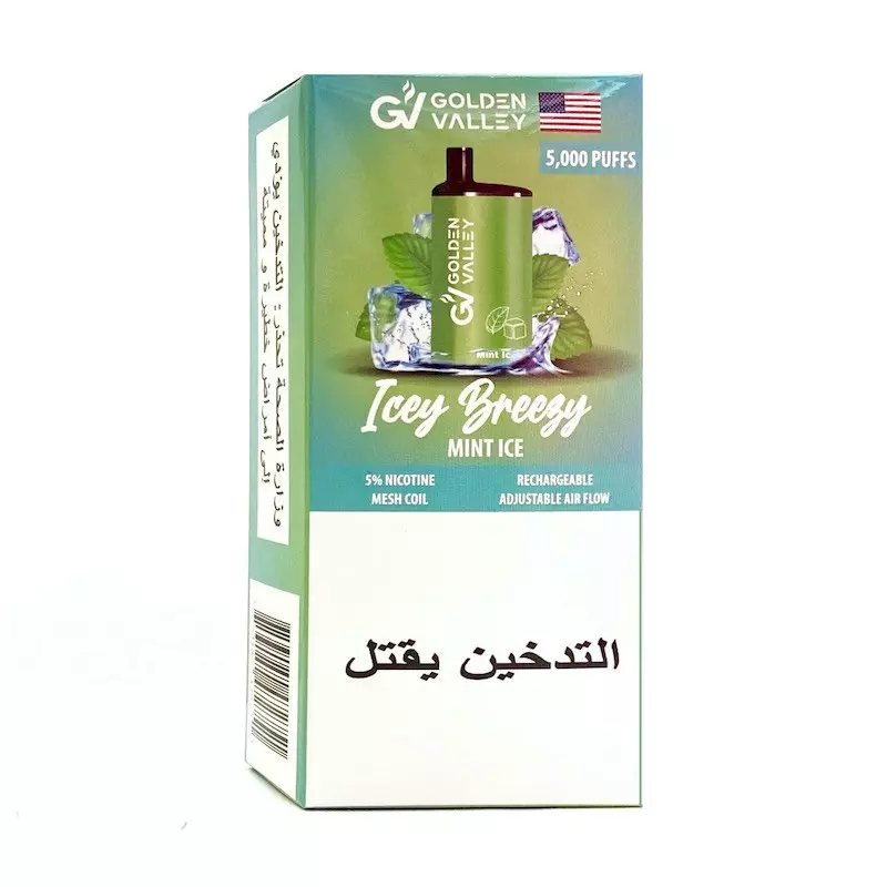 GOLDEN VALLEY ICEY BREEZY MINT ICE 5000 PUFF 