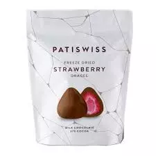 PATISWISS STRAWBERRY DRAGEE MILK CHOCOLATE 30 G