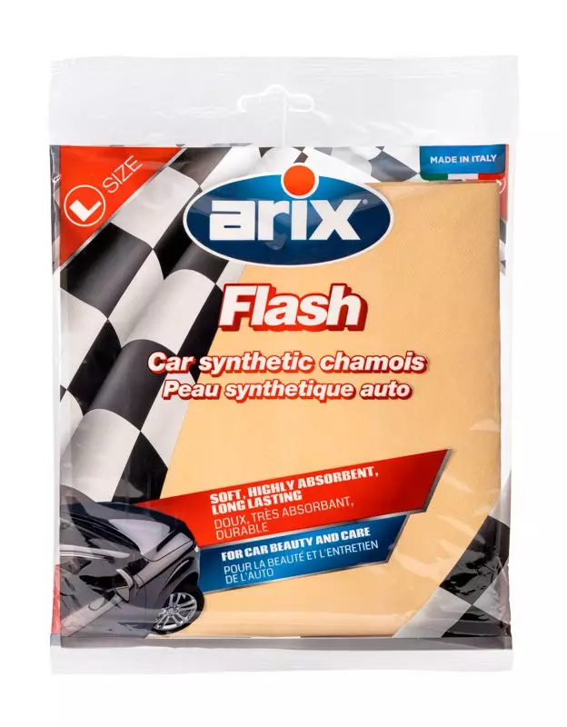 ARIX FLASH CAR SYNTHETIC CHAMOIS 40*45 CM 