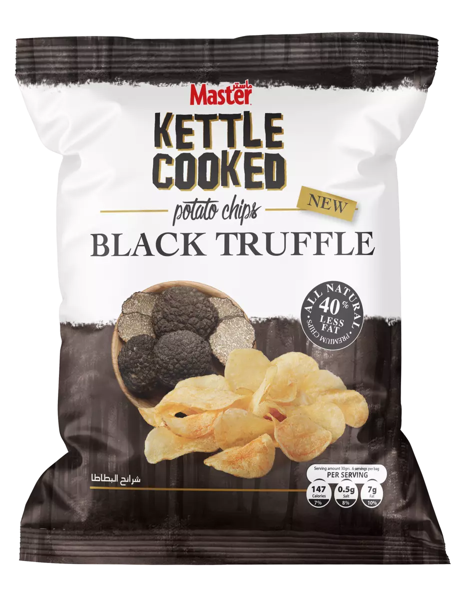MASTER KETTLE BLACK TRUFFLE CHIPS 76 G