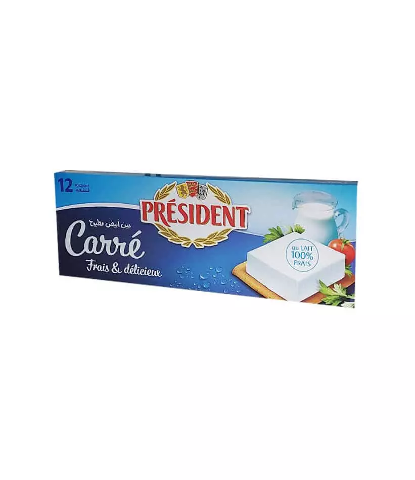 PRESIDENT PROCESSED CHEESE *12 168 G