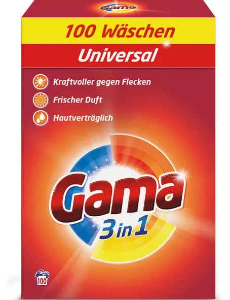 GAMA POWDER DETERGENT UNIVERSAL 6 KG