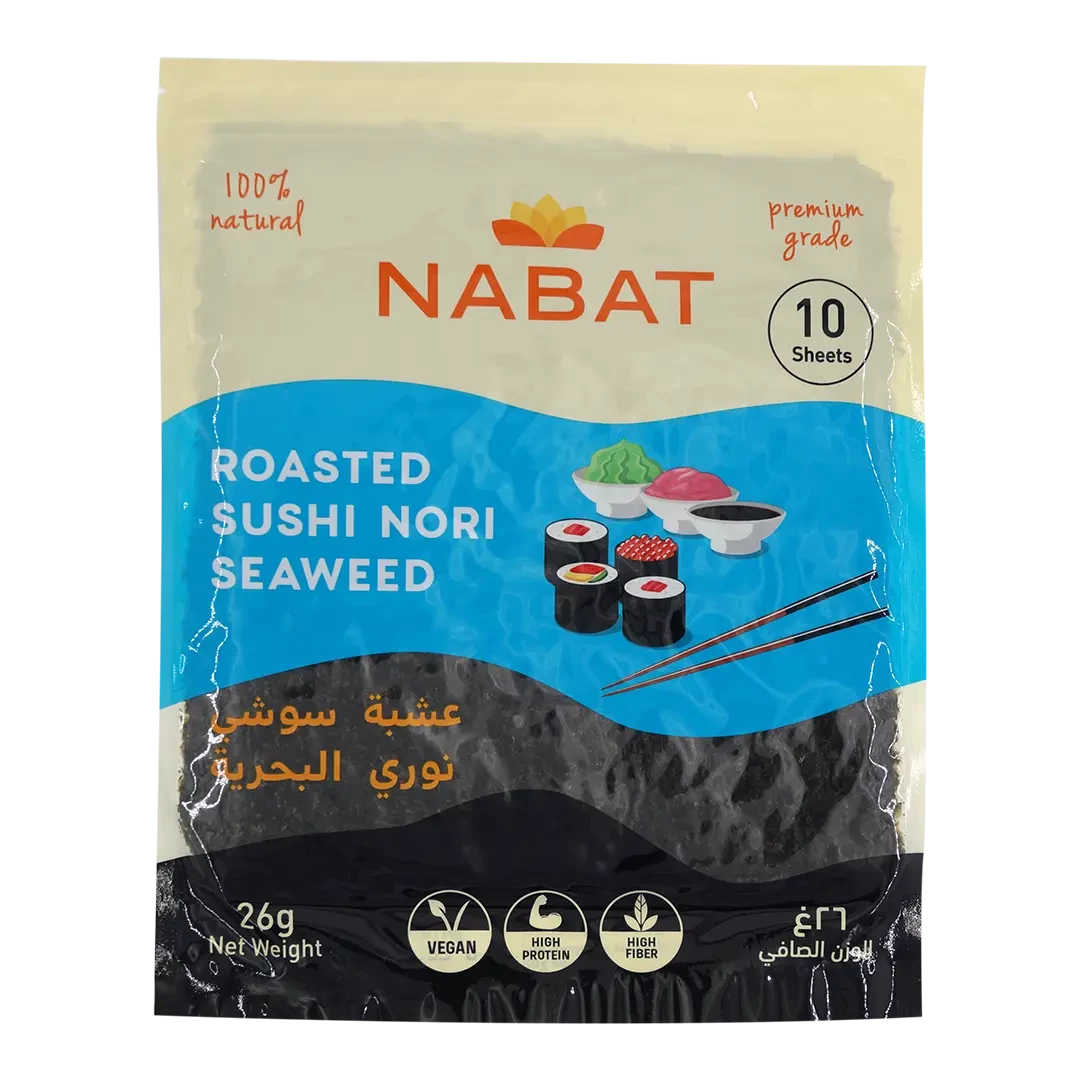 NABAT ROASTED SUSHI NORI SEAWEAD 26G *10