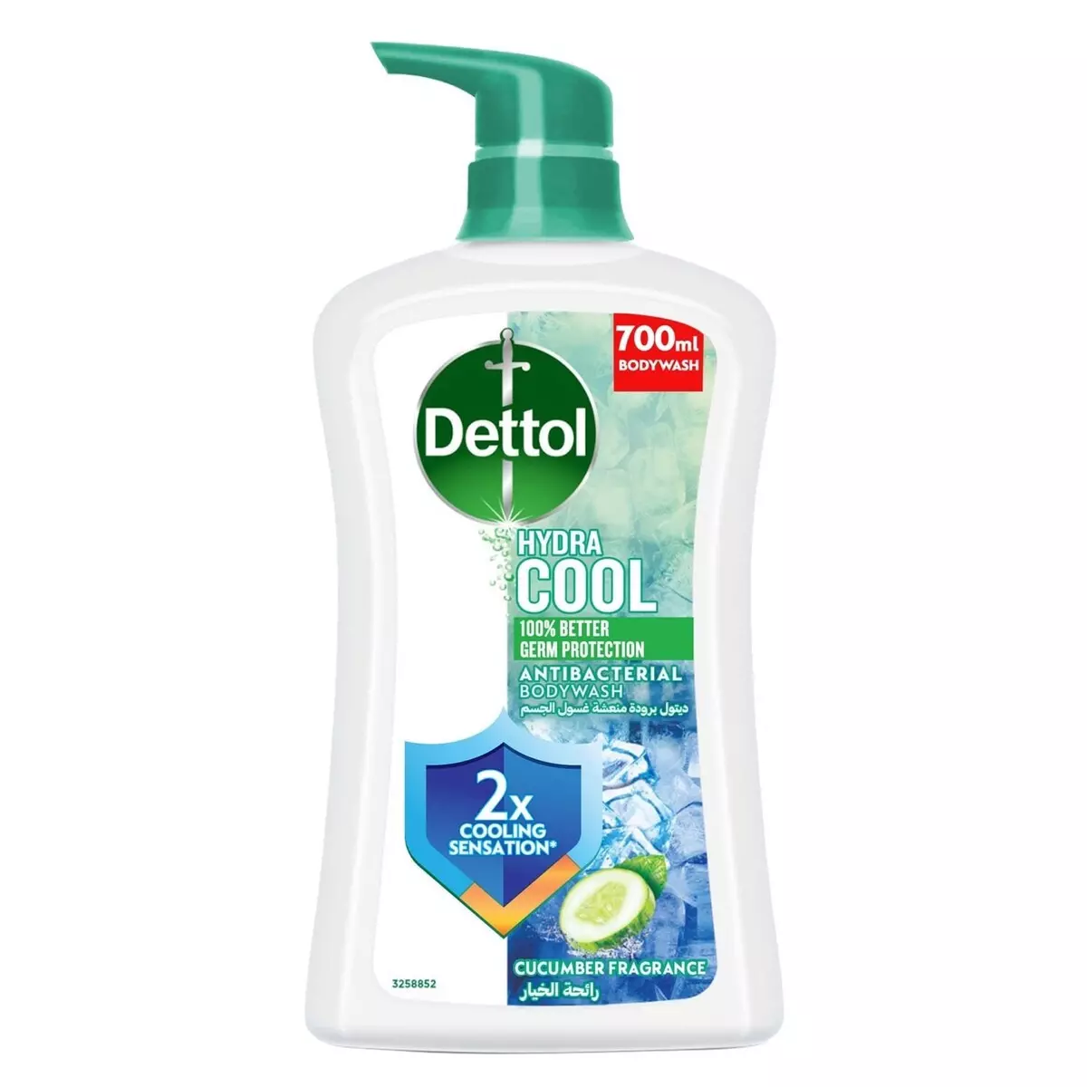 DETTOL ANTIBACTERIAL BODY WASH CUCUMBER 700 ML