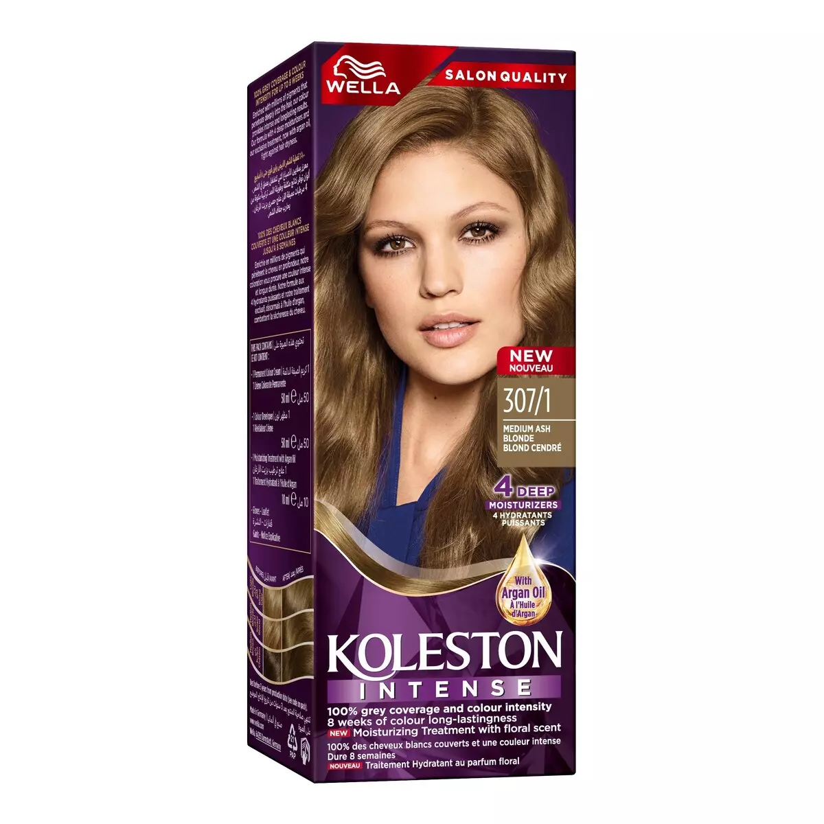 KOLESTON INTENSE MEDIUM ASH BLONDE 307/1