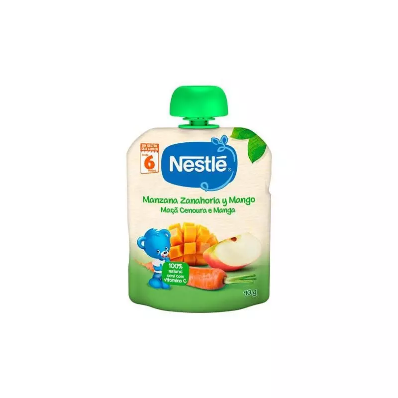 NESTLE FRUITS APPLE MANGO & CARROT BABY FOOD 90 G