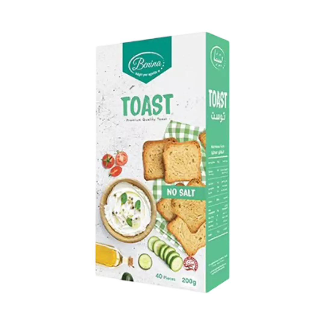 BENINA TOAST NO SALT 200 G