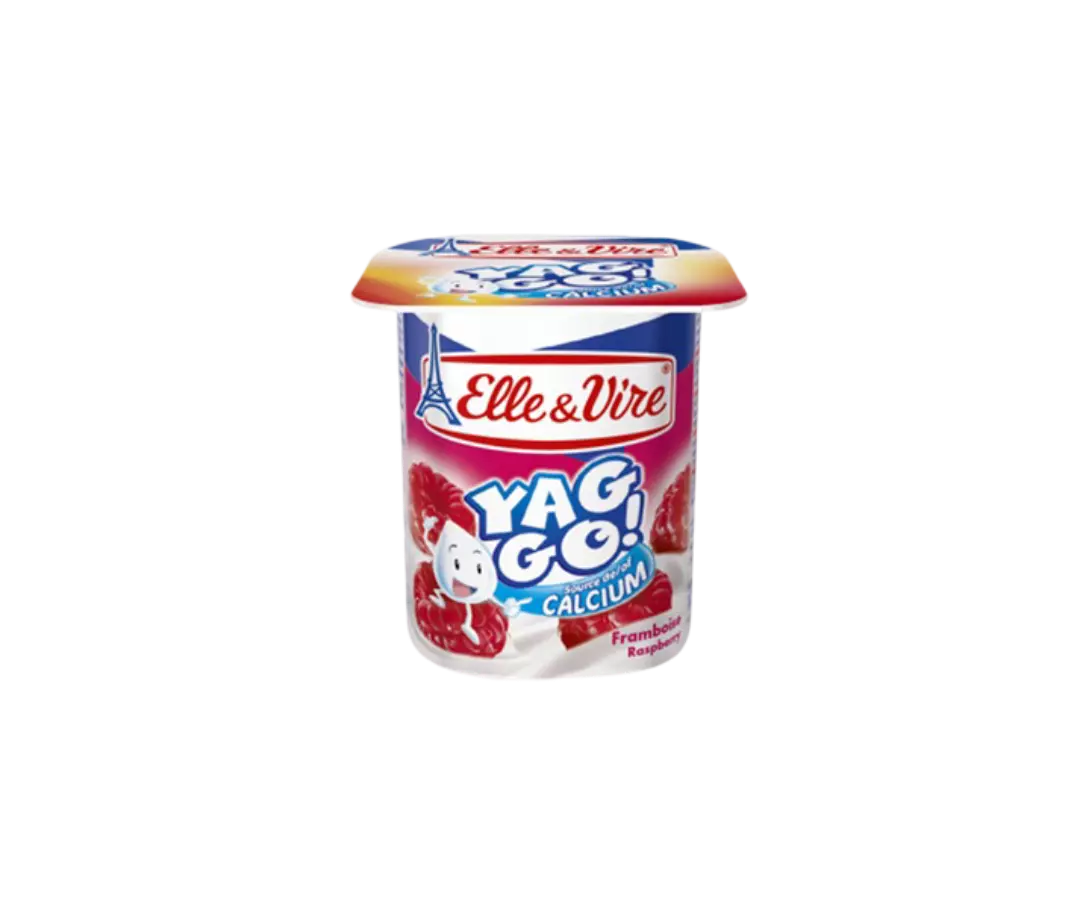ELLE & VIRE YAGGO RASPBERRY 125 G
