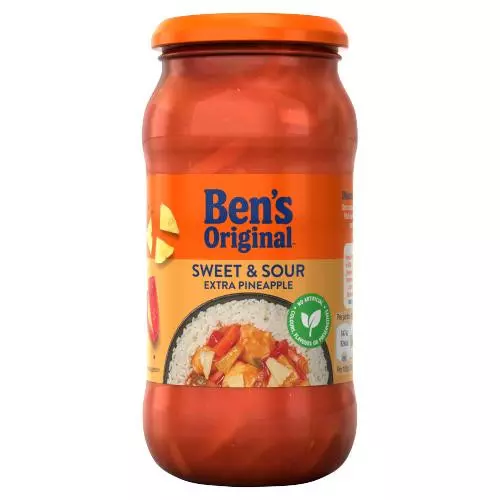 BEN S SWEET & SOUR EXTRA PINEAPPLE SAUCE 450G