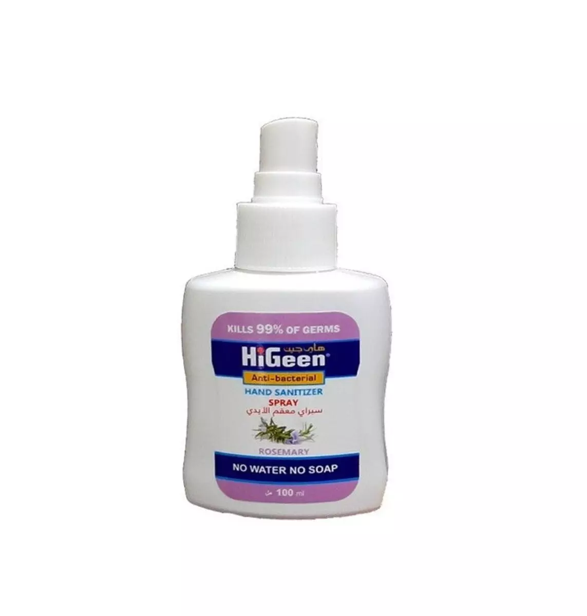 HIGEEN HAND SANITIZER SPRAY ROSEMARY 100 ML