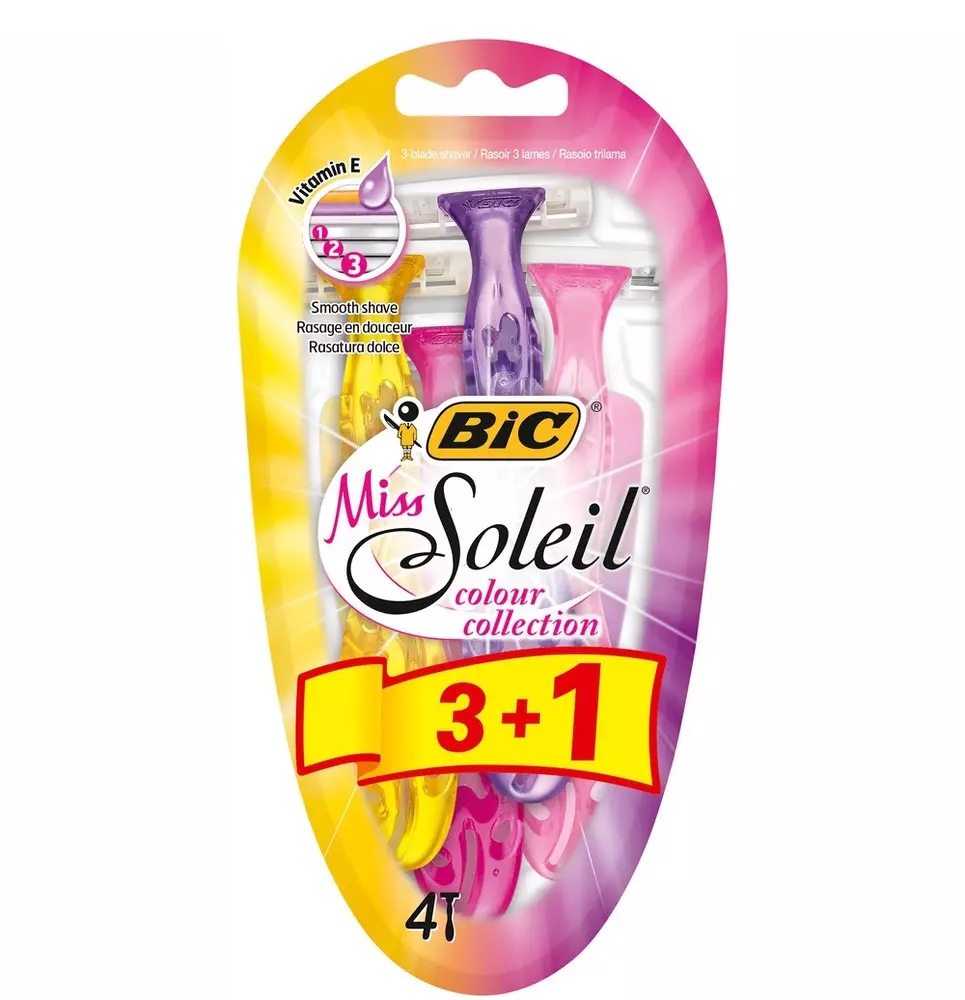 BIC MISS SOLEIL RAZOR 3+1 