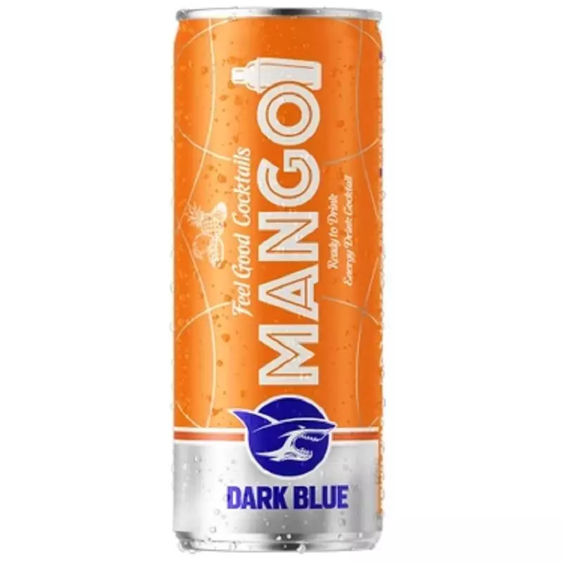 DARK BLUE ENERGY DRINK MANGO 250 ML