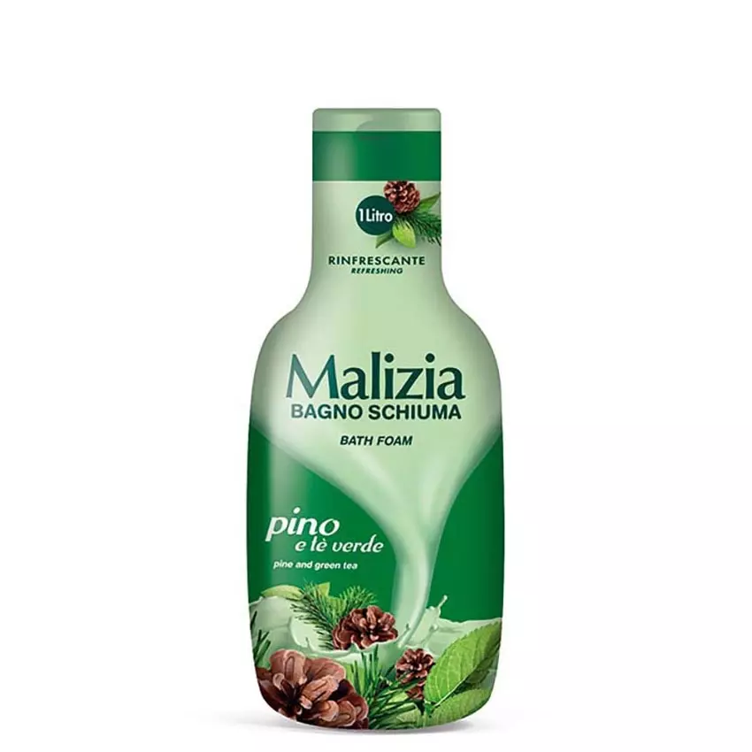 MALIZIA SHOWER GEL PINE & GREEN TEA 1L 