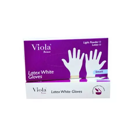 VIOLA LATEX GLOVES MEDIUM *50 
