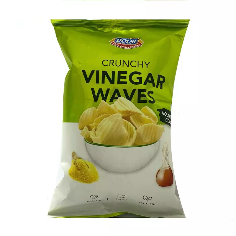 DOLSI CRUNCHY VINEGAR WAVES CHIPS 80 G