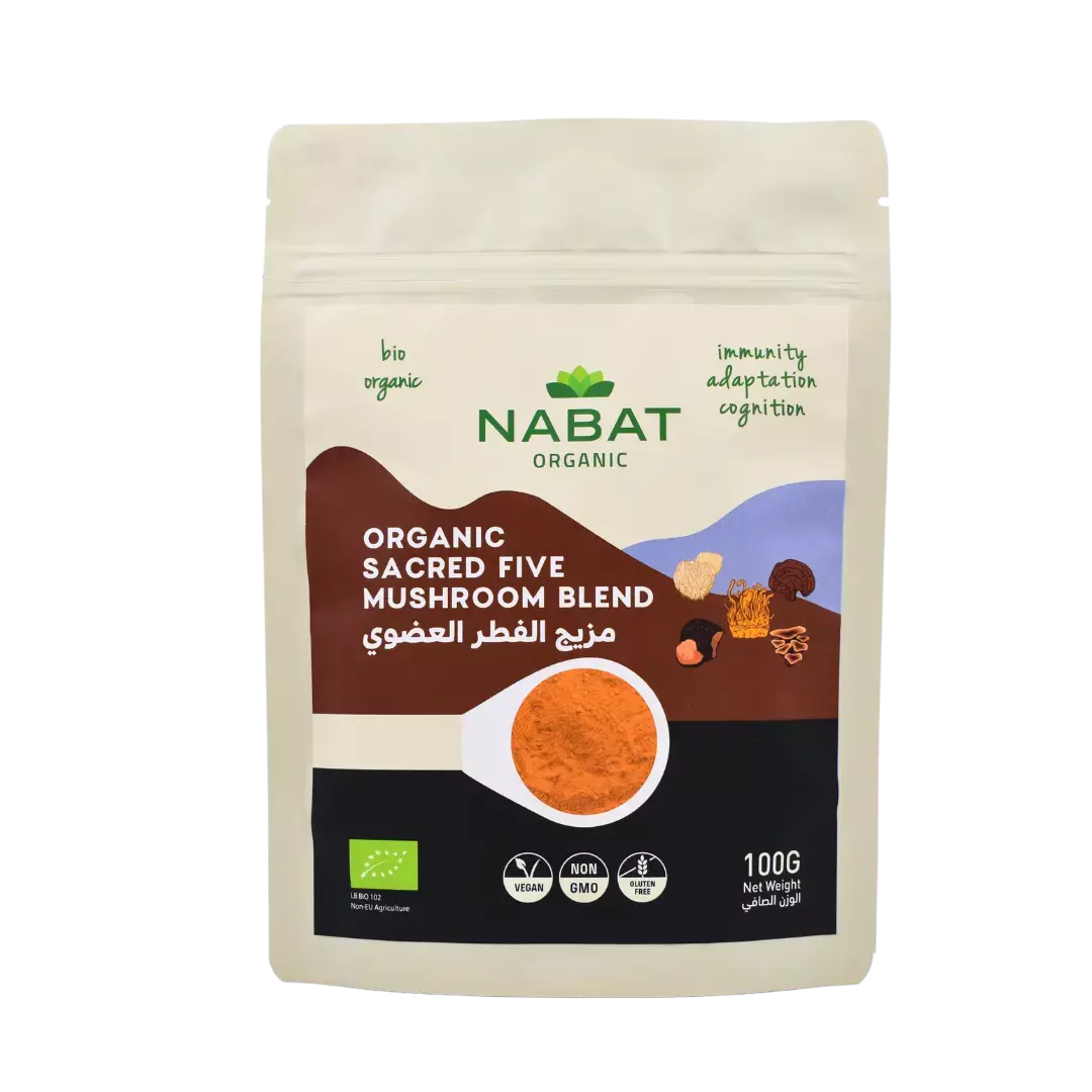NABAT ORGANIC SACRED FIVE MUSHROOM BLEND 100 G