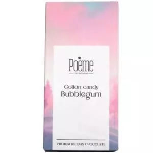 POEME WHITE CHOCOLATE BUBBLEGUM 100 G