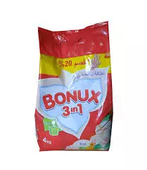 BONUX WASHING POWDER FOL 4KG -20%