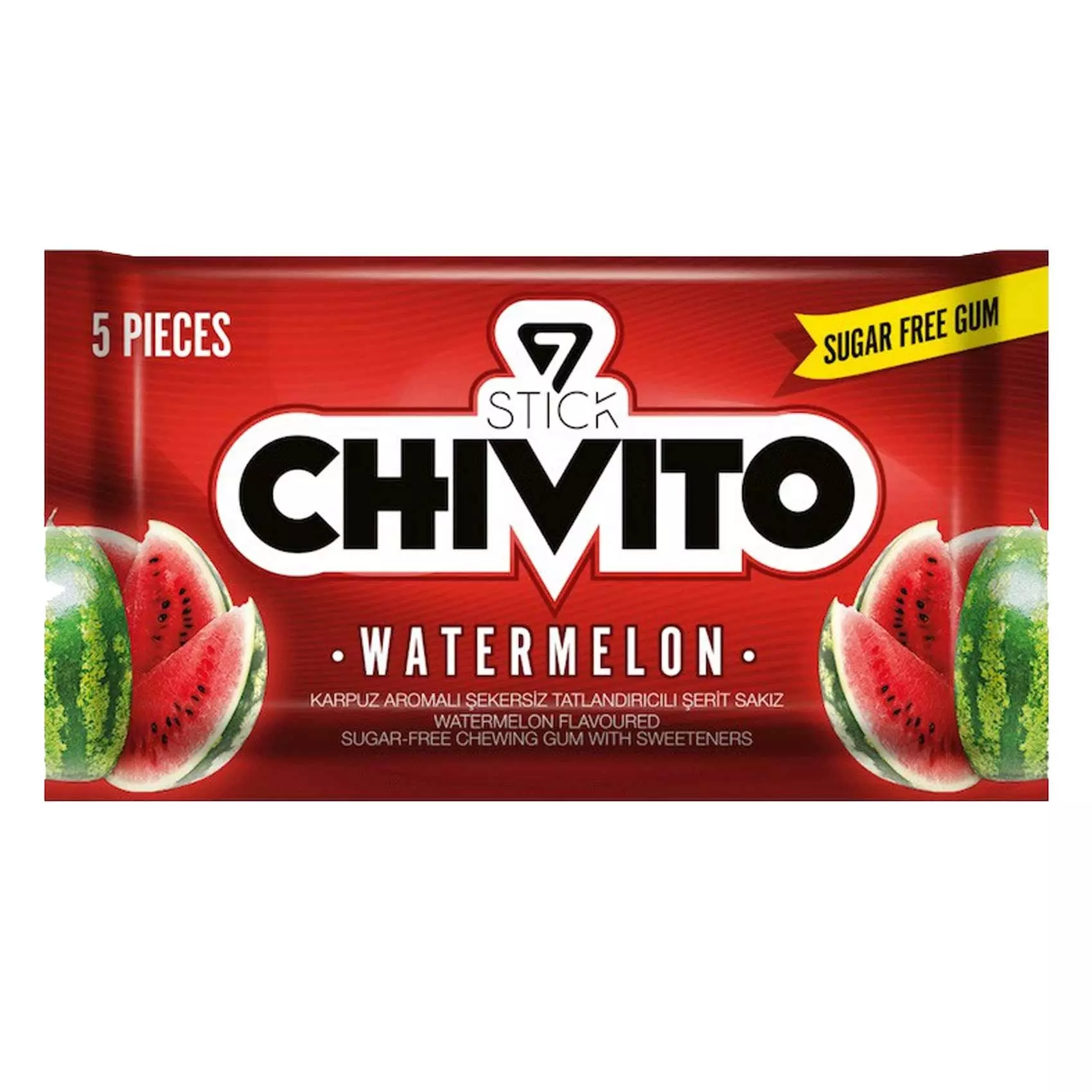 STICK CHIVITO GUM WATERMELON SF *5