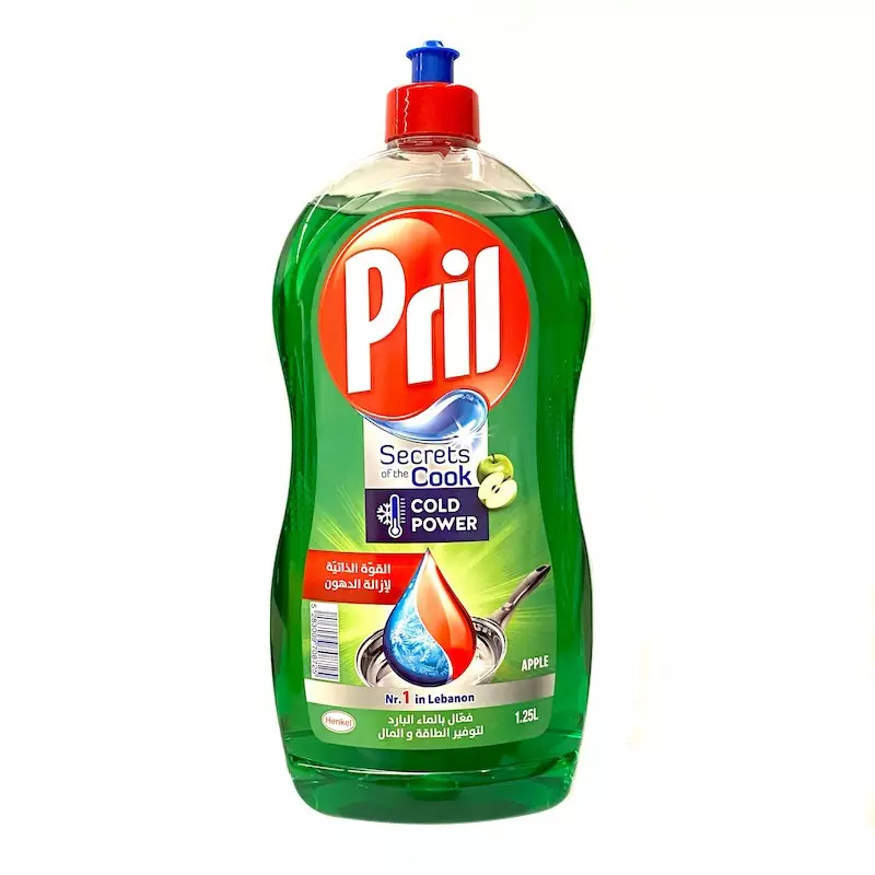 PRIL DISHWASHING LIQUID COLD POWER APPLE 1.25L