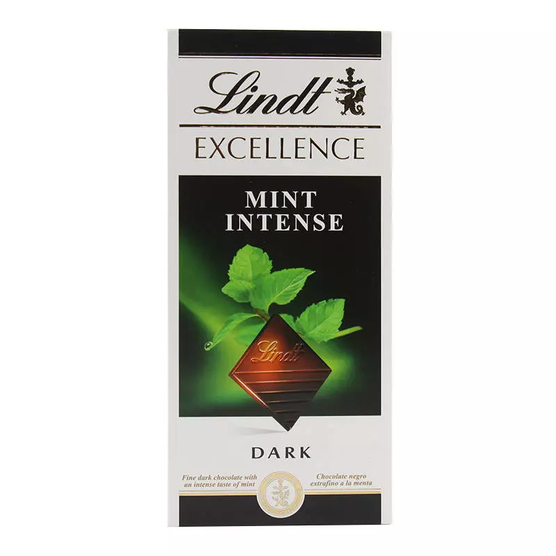 LINDT EXCELLANCE MINT INTENSE 100 G 