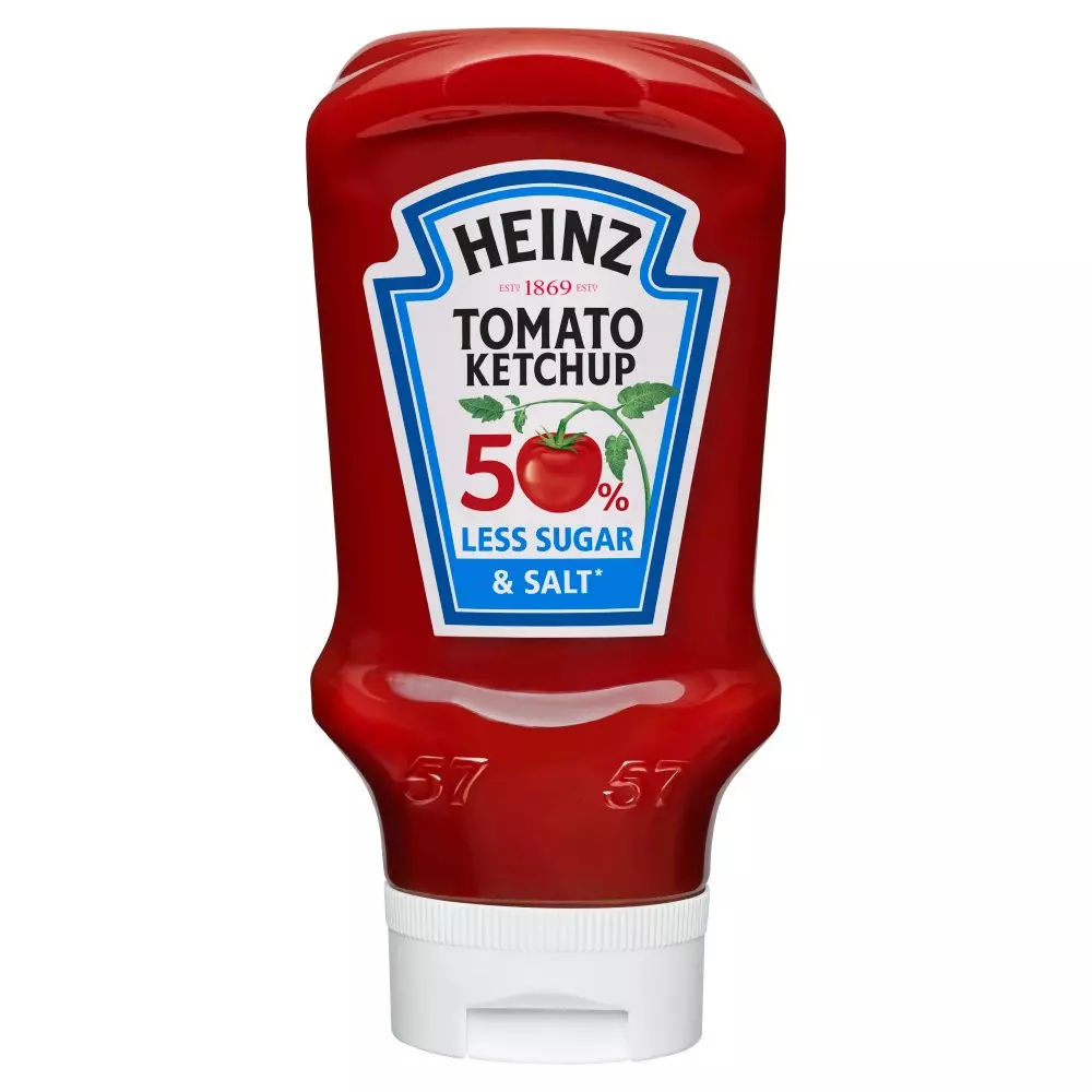 HEINZ KETCHUP 50% LESS SUGAR & SALT