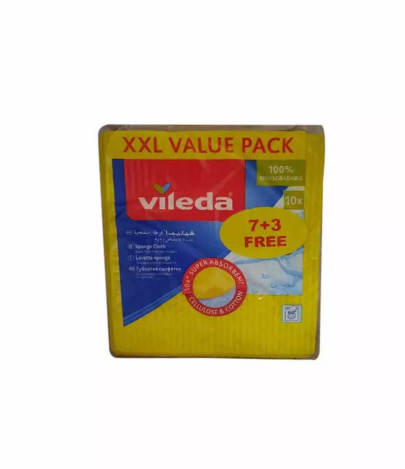 VILEDA SPONGE CLOTH 7+3 FREE