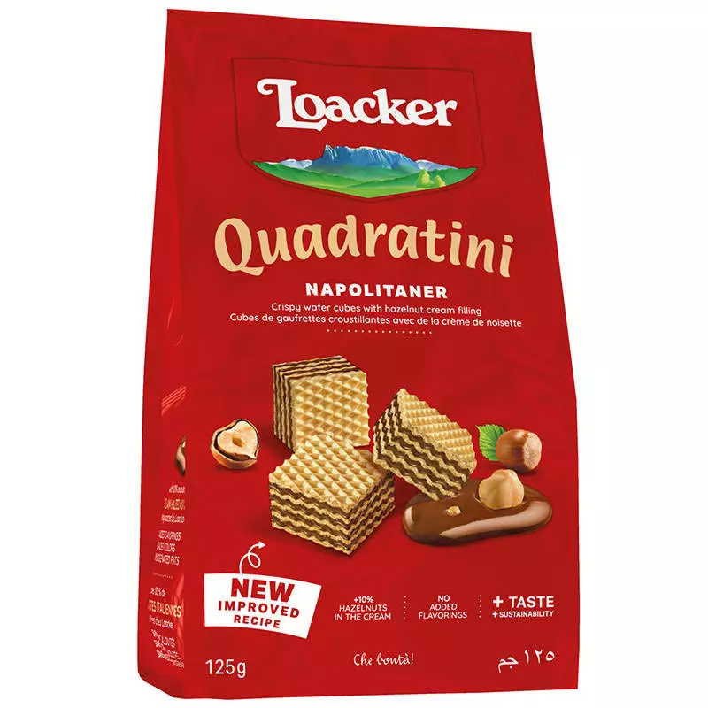 LOACKER QUADRATINI NAPOLITANER 125 G