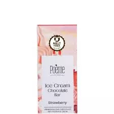 POEMEICE CREAM CHOCOLATE BAR STRAWBERRY 85 G