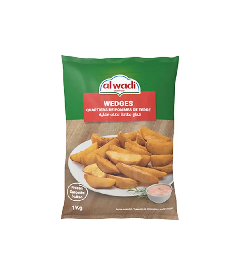 ALWADI ALAKHDAR POTATO WEDGES 900 G