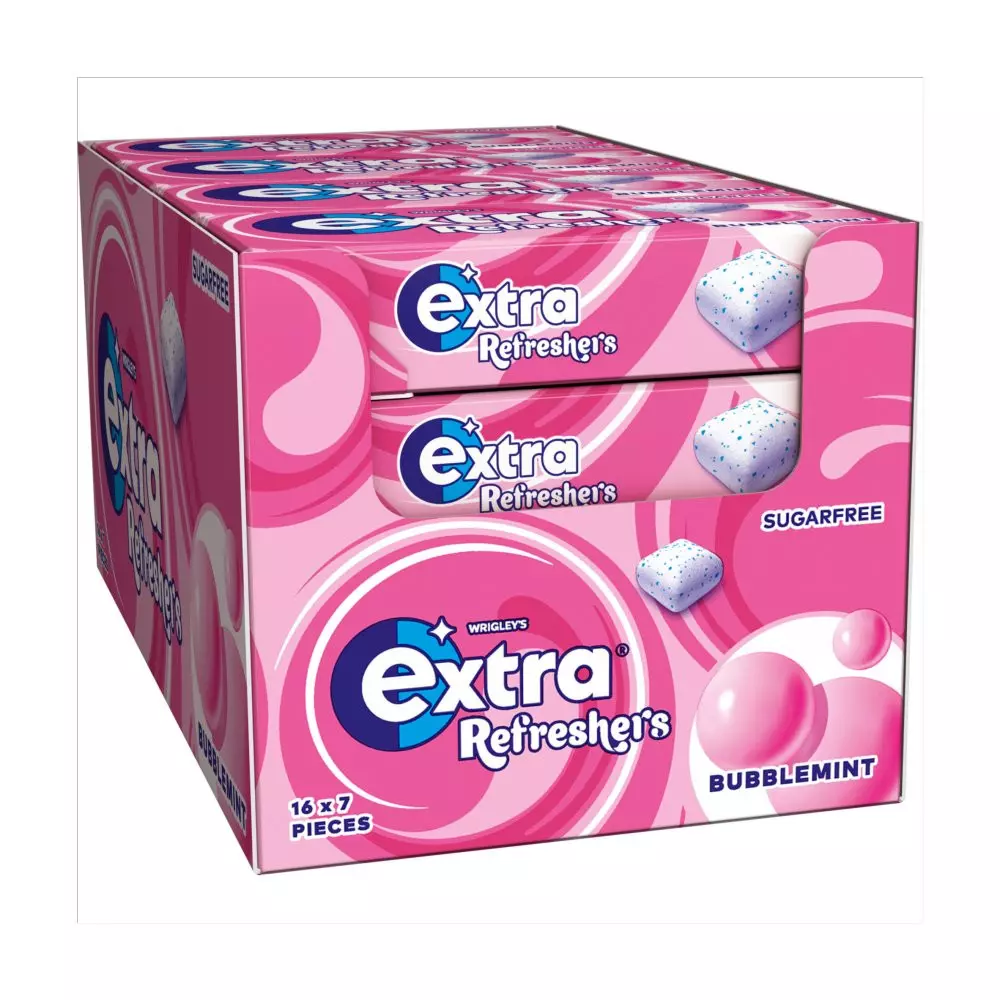 EXTRA REFRESHERS BUBBLEMINT 15.6 G 