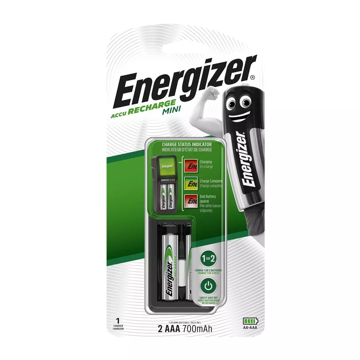 ENERGIZER ACCU RECHARGE MINI 2 AAA