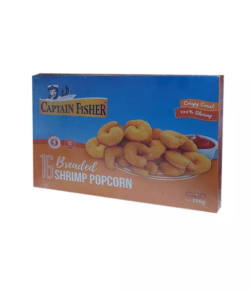 CAPTAIN FISHER BREADED SHRIMP POPCORN 300 G 