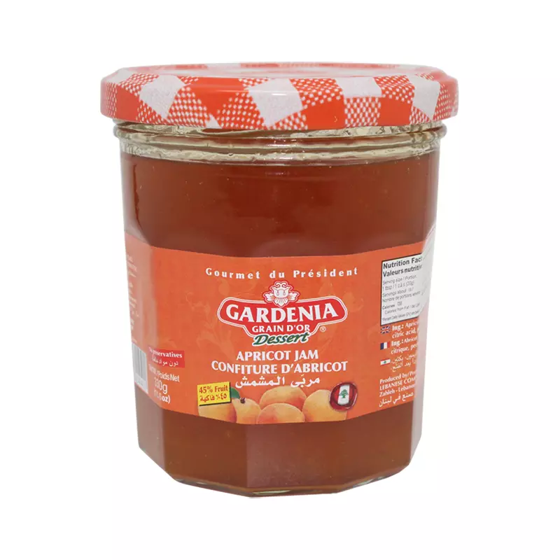 GARDENIA GRAIN DOR APRICOT JAM 330 G