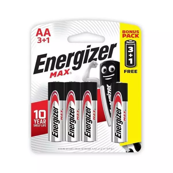 ENERGIZER MAX AA 3+1