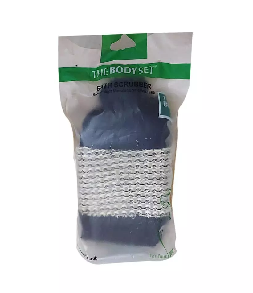 THE BODYSET BATH SCRUBBER BLACK 3096
