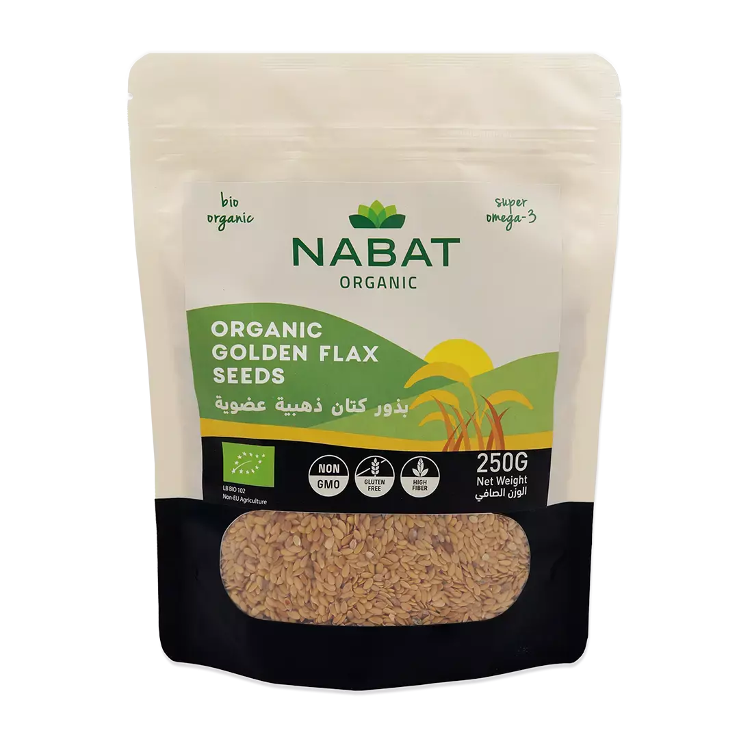 NABAT ORGANIC GOLDEN FLAX SEEDS 500 G